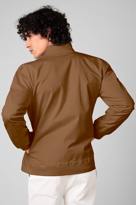 Mens Stretch Twill Harrington Jacket