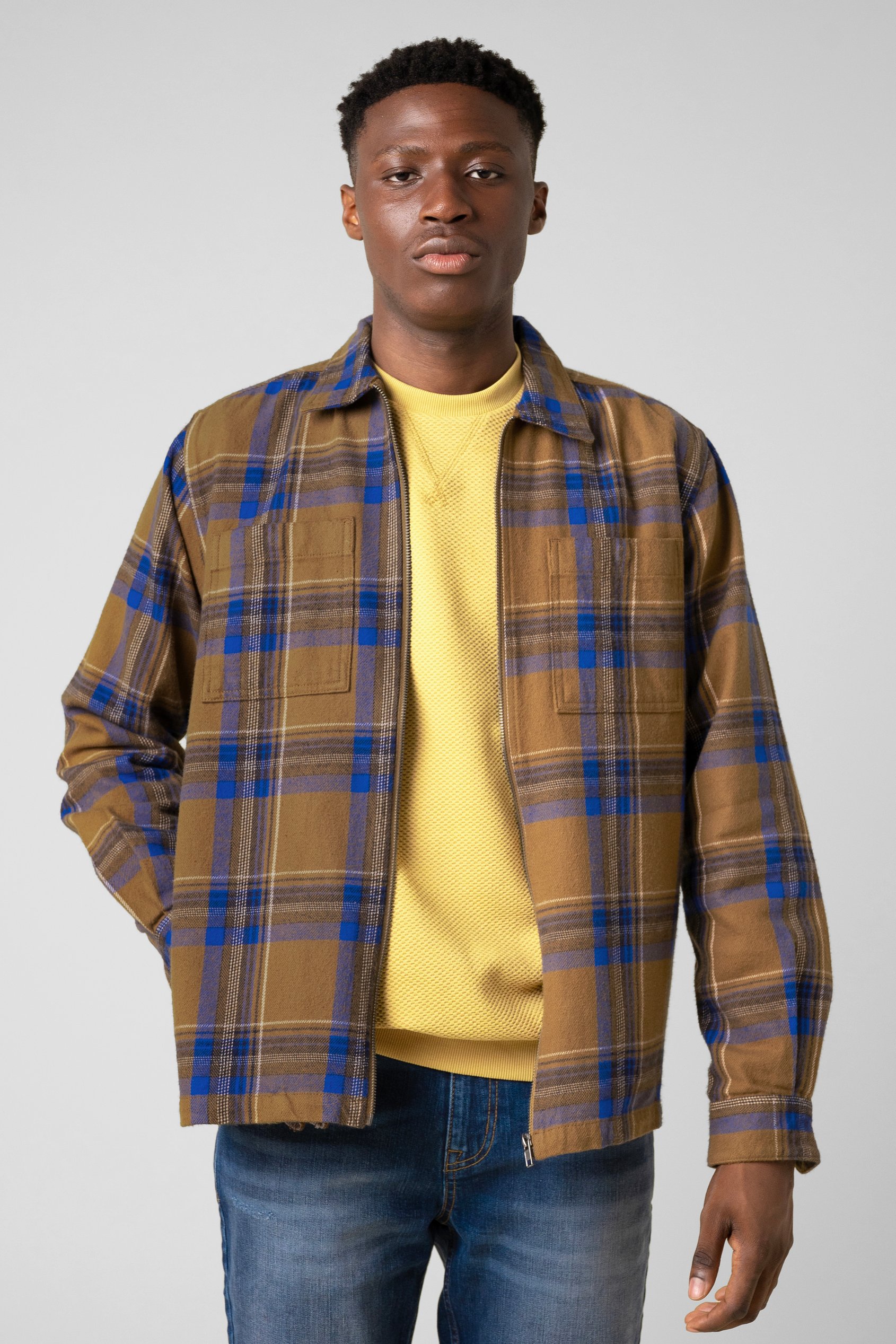 Men's Tartan Check Flannel Shacket