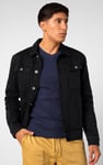 Men's Washed Black Denim Jacket
