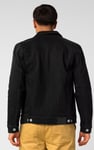 Men's Washed Black Denim Jacket
