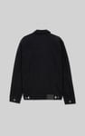 Men's Washed Black Denim Jacket