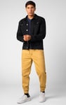Men's Washed Black Denim Jacket