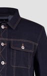 Long Sleeve Raw Denim Jacket