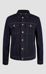 Long Sleeve Raw Denim Jacket