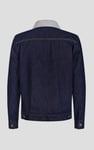 Men's Borg Lined 100% Cotton Denim Jacket