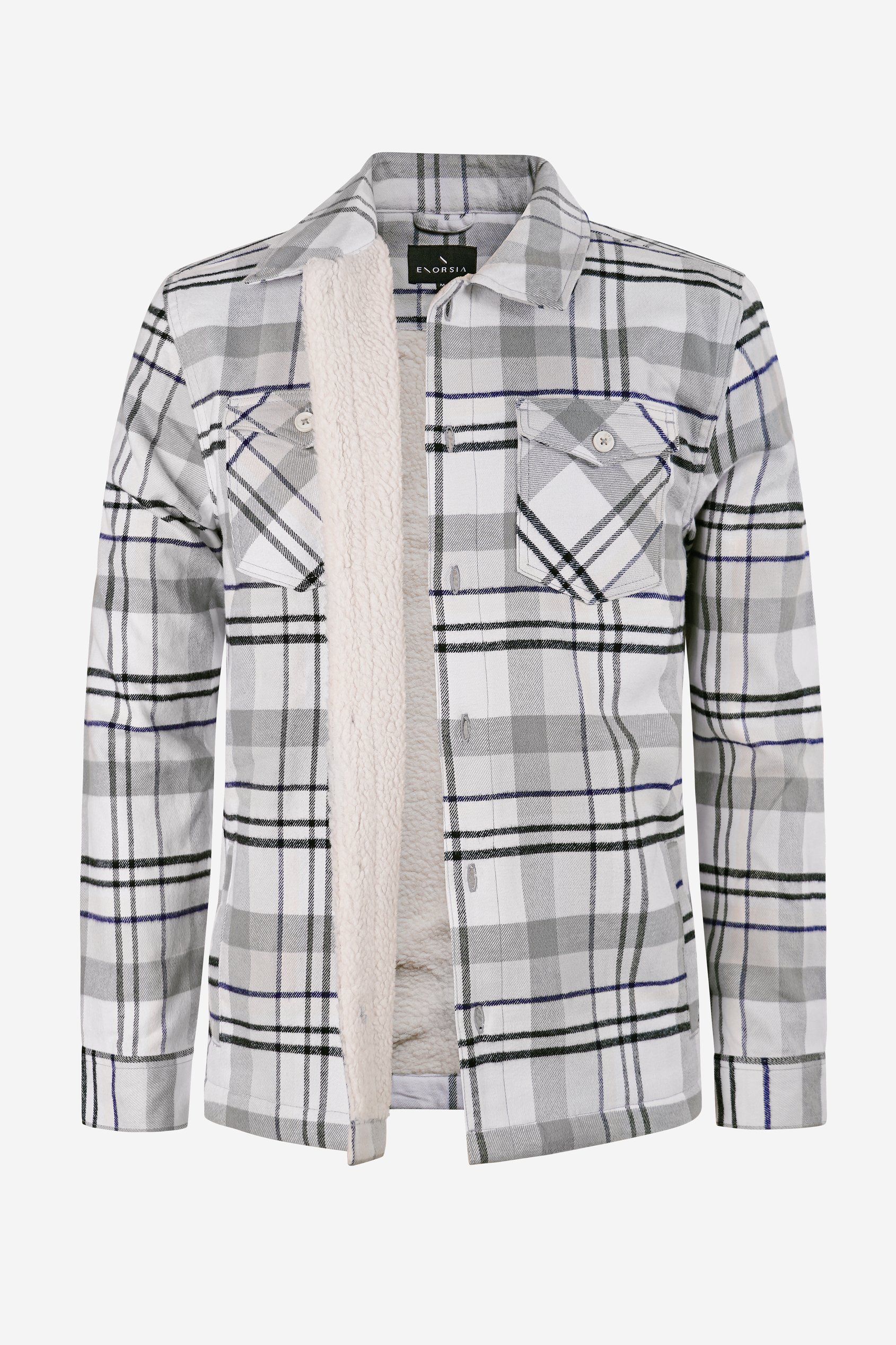 Men's Heritage Plaid Borg Lined Shacket