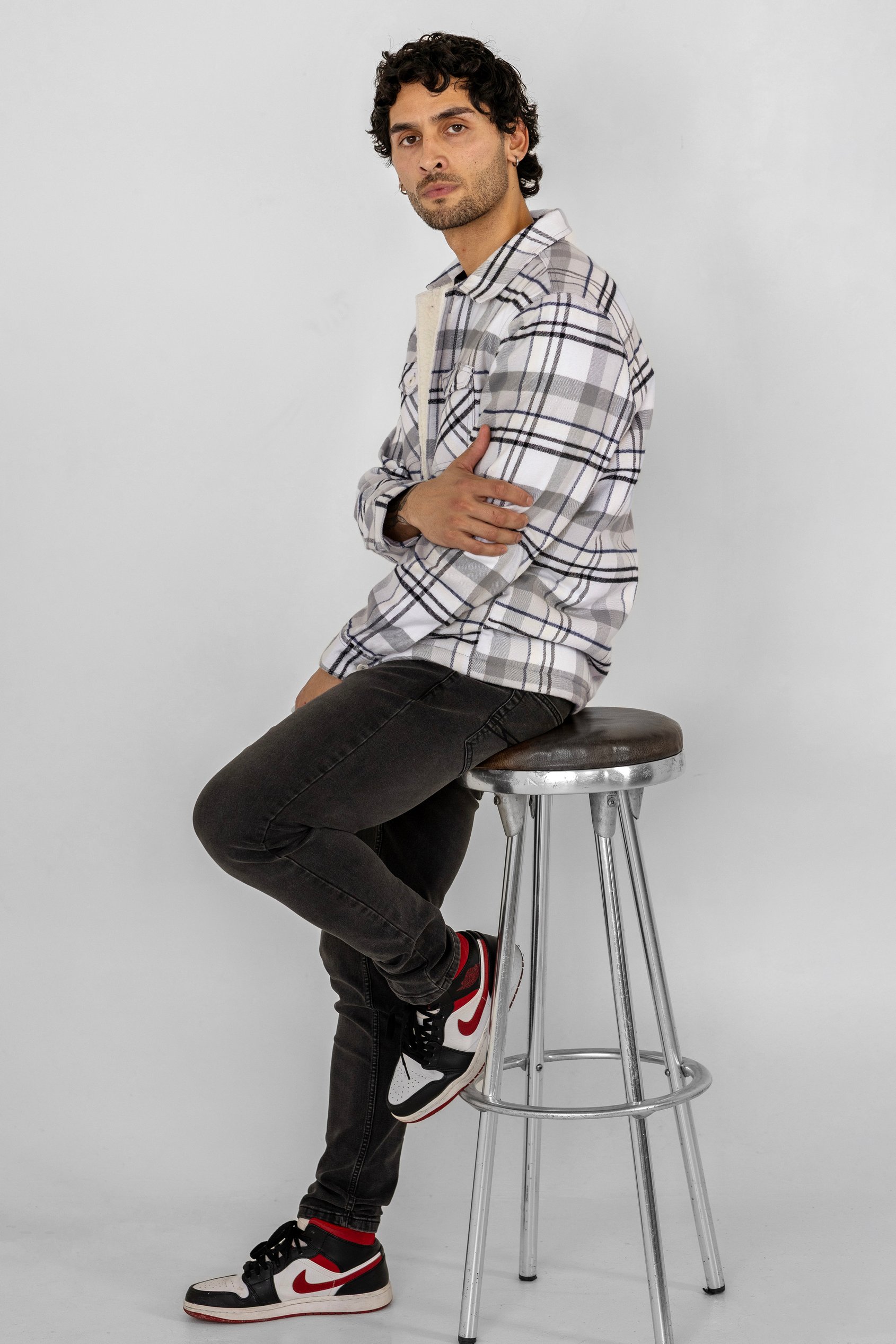 Men's Heritage Plaid Borg Lined Shacket