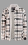 Tartan Check Borg Lined Shacket