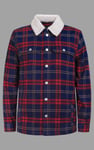 Tartan Check Borg Lined Shacket
