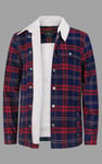 Tartan Check Borg Lined Shacket