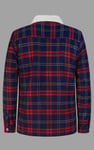 Tartan Check Borg Lined Shacket