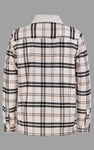 Tartan Check Borg Lined Shacket