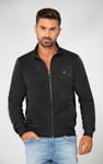 Funnel Neck Zip Through Sweatshirt