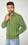 Funnel Neck Zip Through Sweatshirt