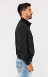 Funnel Neck Zip Through Sweatshirt