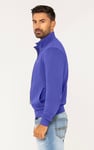 Funnel Neck Zip Through Sweatshirt