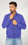 Funnel Neck Zip Through Sweatshirt