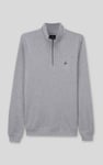 Elbow Patch Half Zip Sweatshirt