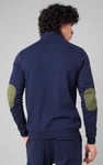 Elbow Patch Half Zip Sweatshirt