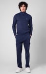 Elbow Patch Half Zip Sweatshirt