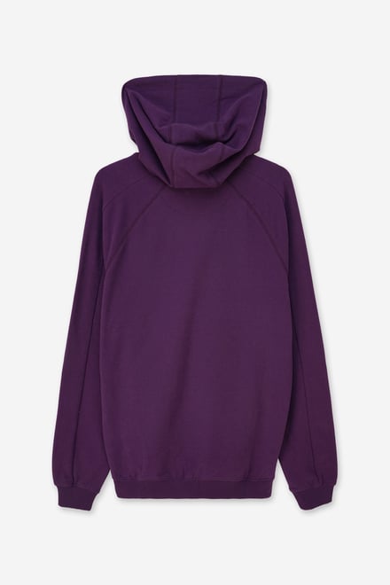 Raglan Sleeve Chest Print Hoodie