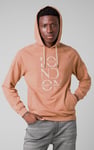 Raglan Sleeve Chest Print Hoodie