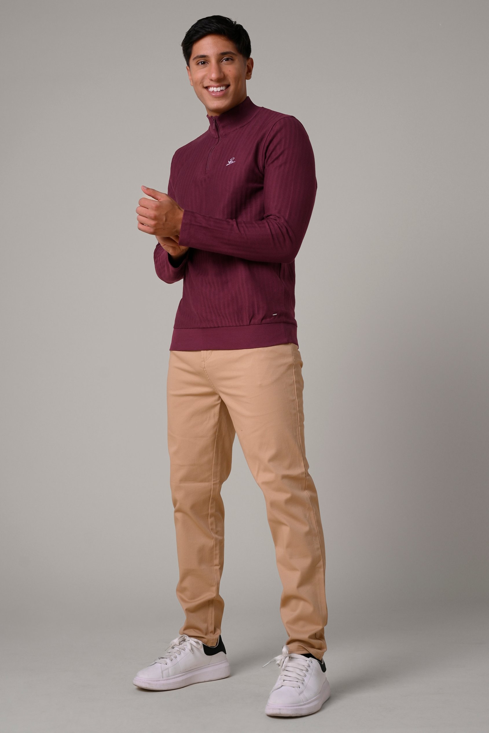 Mens Half Zip Sweatshirt