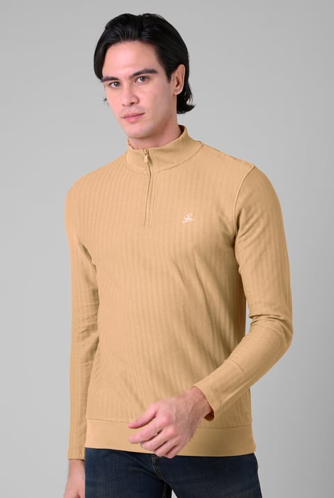 Mens Burgundy Half Zip Sweatshirt