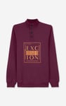 Button-Up Funnel Neck Sweatshirt