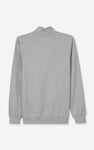 Button-Up Funnel Neck Sweatshirt