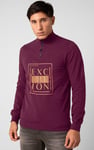 Button-Up Funnel Neck Sweatshirt
