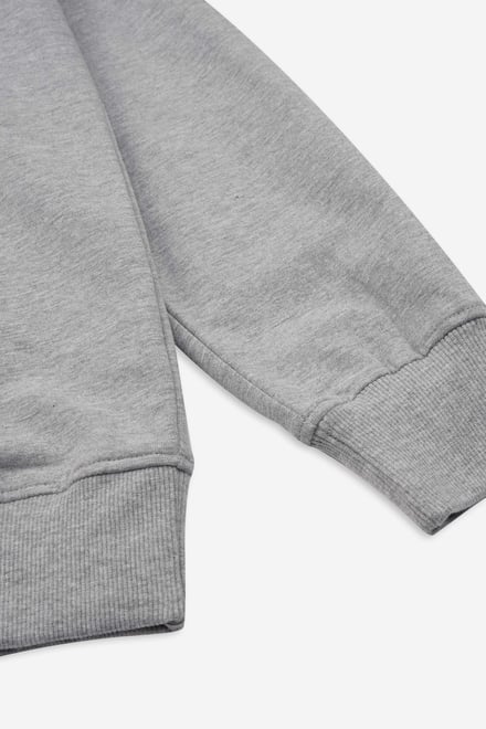 Button-Up Funnel Neck Sweatshirt