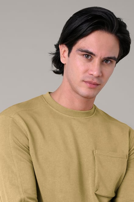 Long Sleeve Front Pocket Sweatshirt