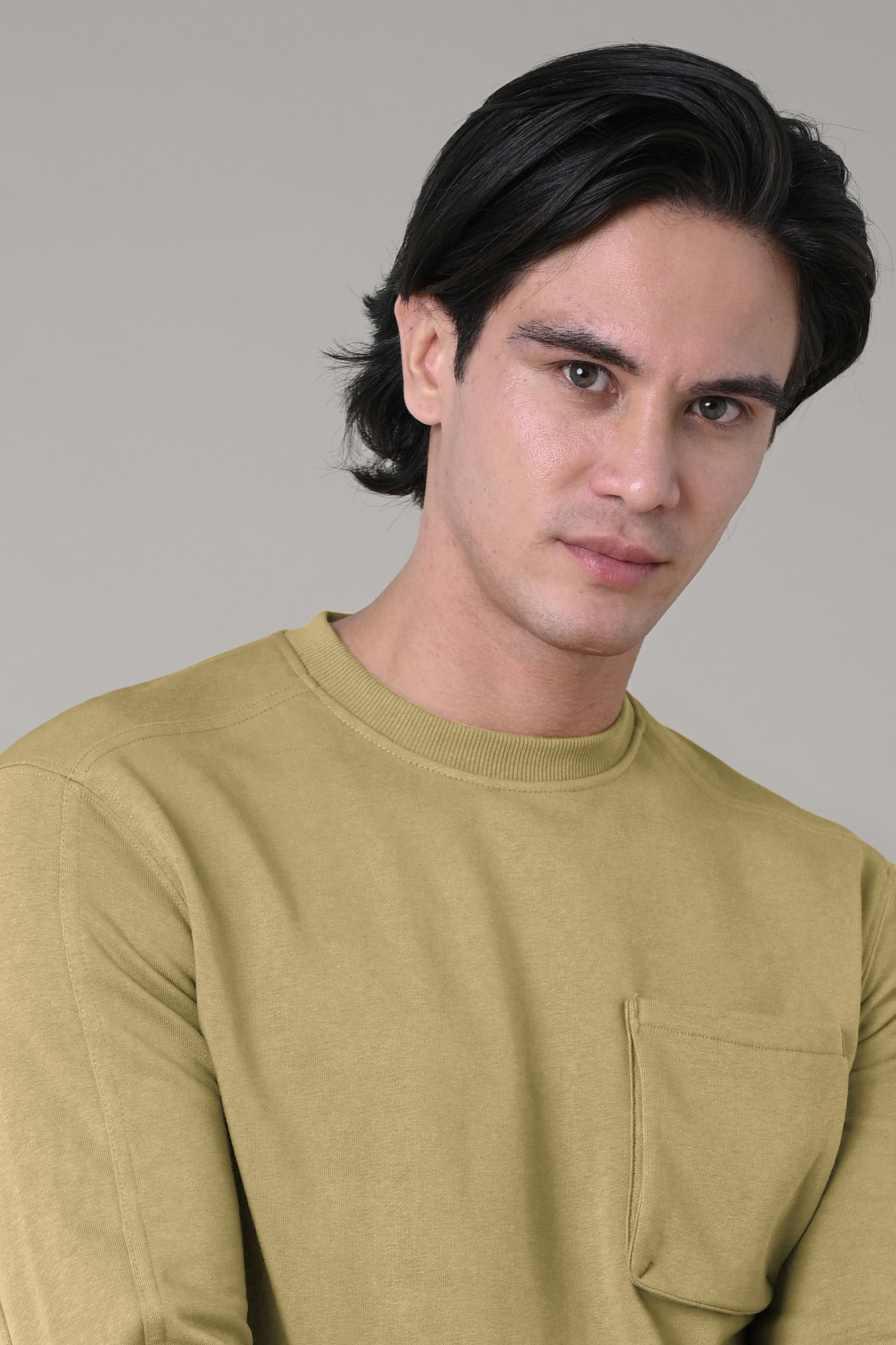 Long Sleeve Front Pocket Sweatshirt