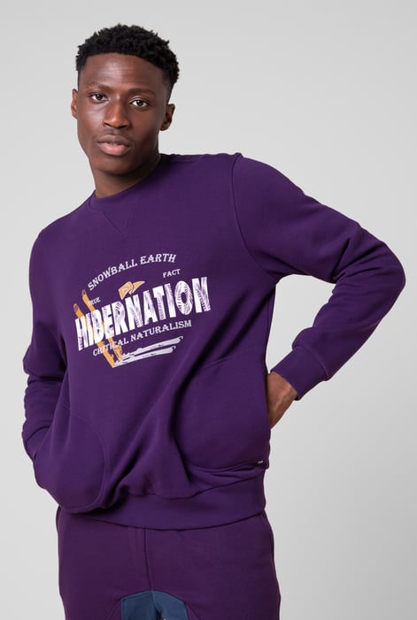 Mens Orange Hibernation Sweatshirt