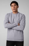Mens Crew Neck Design Rib Sweatshirt