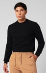 Mens Crew Neck Design Rib Sweatshirt
