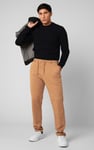 Mens Crew Neck Design Rib Sweatshirt