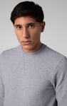 Mens Crew Neck Design Rib Sweatshirt