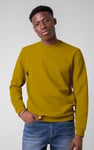 Mens Crew Neck Design Rib Sweatshirt