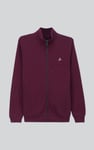 Mens Zip-Up Mock Neck Sweatshirt
