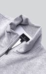 Mens Zip-Up Mock Neck Sweatshirt
