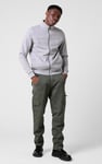 Mens Zip-Up Mock Neck Sweatshirt