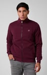 Mens Zip-Up Mock Neck Sweatshirt
