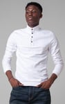 Textured Pattern High Neck Sweatshirt