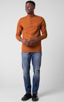 Textured Pattern High Neck Sweatshirt