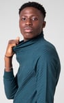 Textured Pattern High Neck Sweatshirt