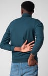 Textured Pattern High Neck Sweatshirt