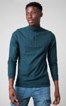Textured Pattern High Neck Sweatshirt