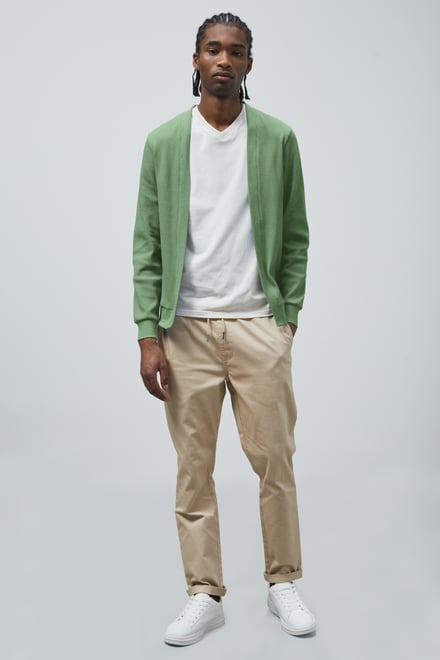 Waffle Cardigan